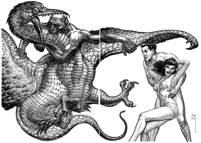 Illustration for article titled This Vintage Science Fiction Magazine Art Is Worth Geeking Out Over